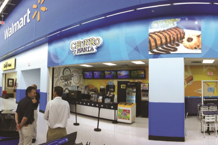 A ChurroManía inside a Walmart store